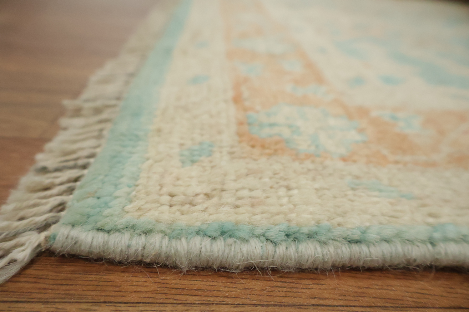 Vegetable Dye Oushak Turkish Accent Rug 3x4