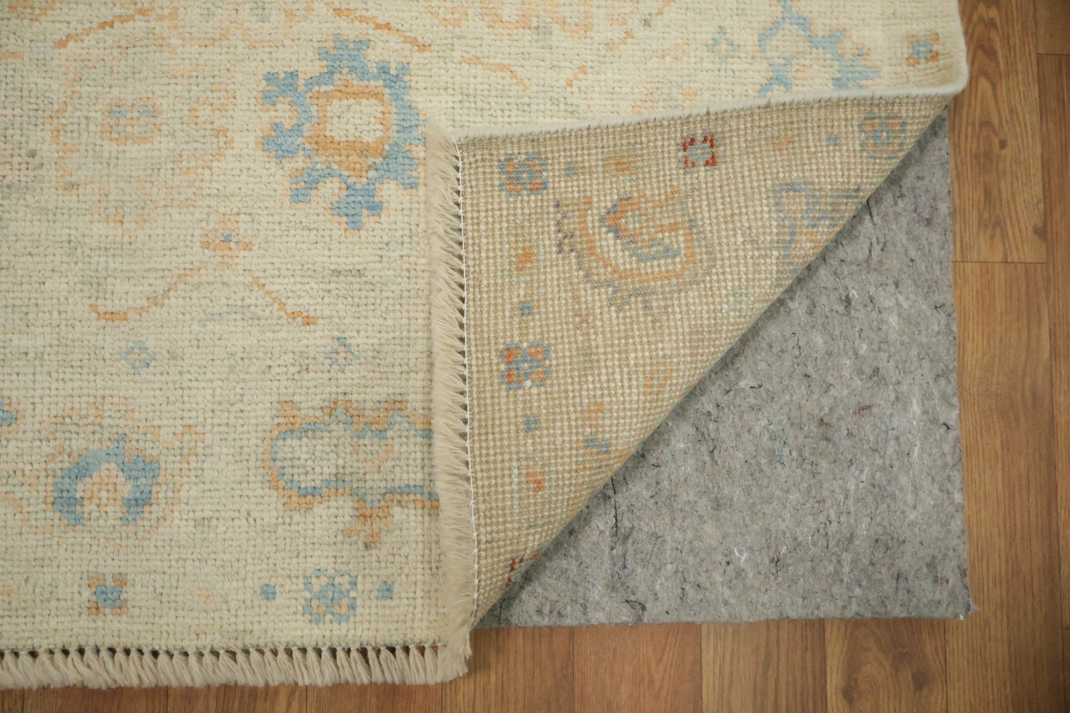 Vegetable Dye Oushak Turkish Accent Rug 3x4