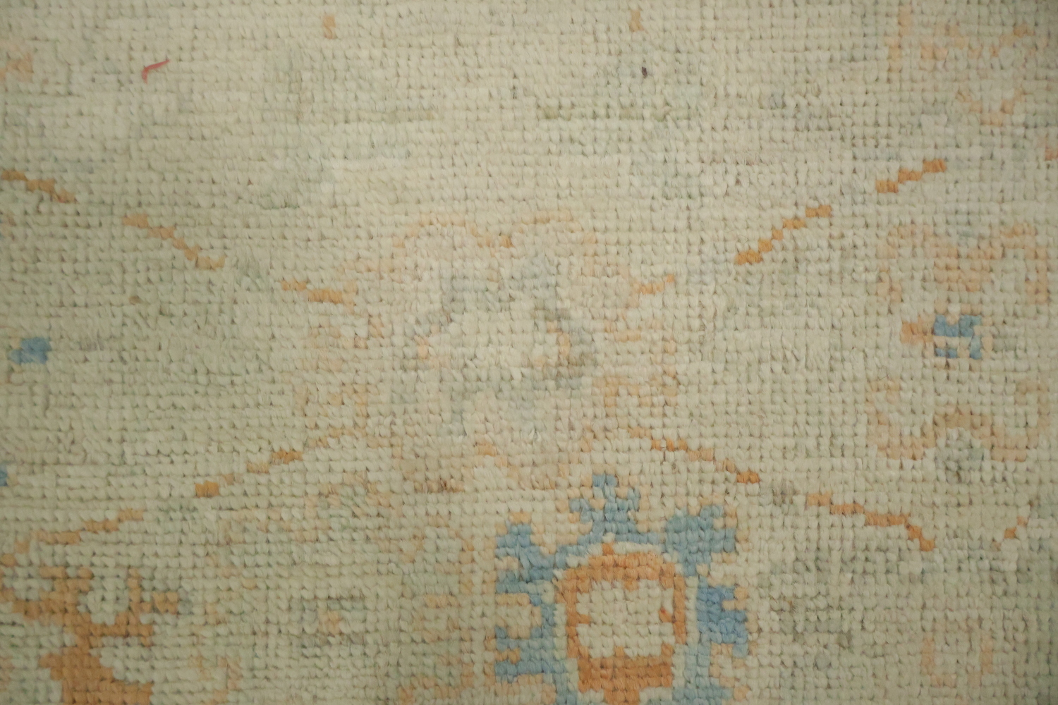 Vegetable Dye Oushak Turkish Accent Rug 3x4