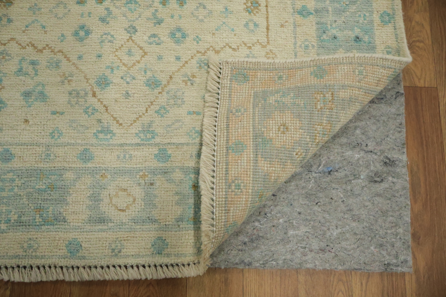 Vegetable Dye Oushak Accent Turkish Rug 3x4