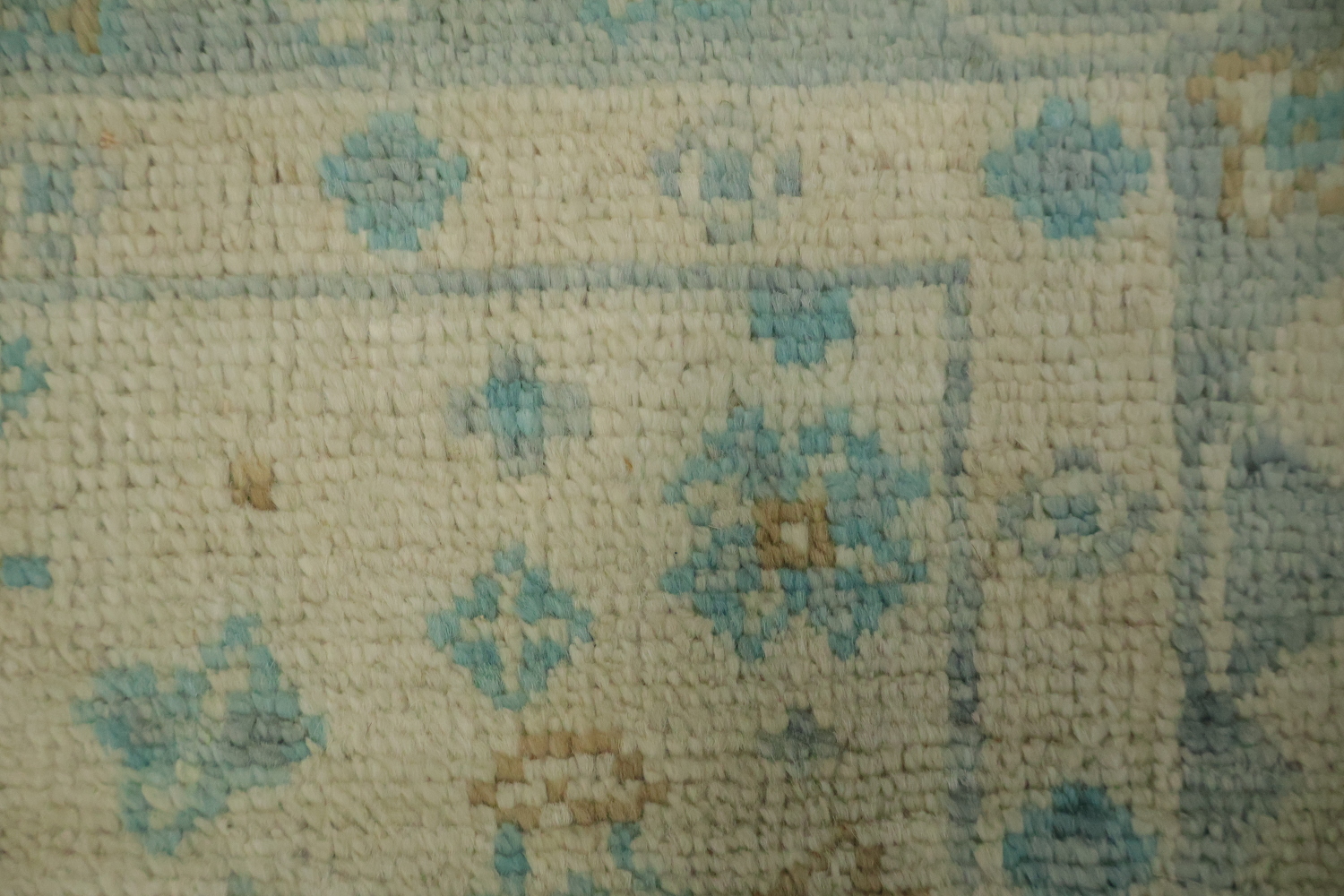 Vegetable Dye Oushak Accent Turkish Rug 3x4