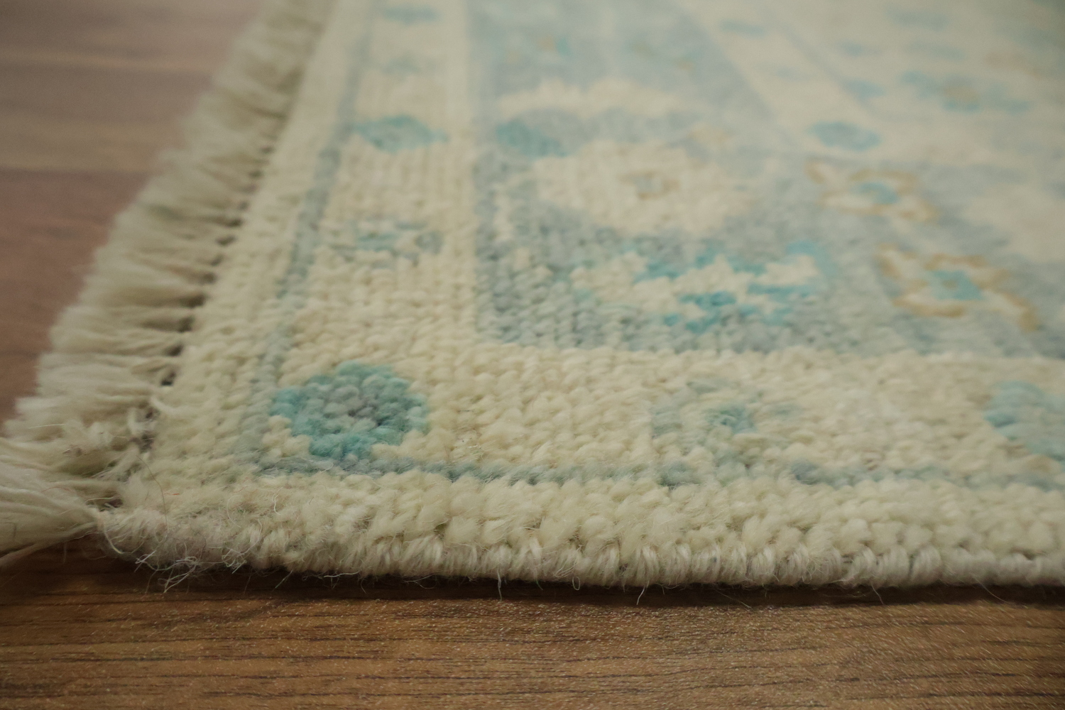 Vegetable Dye Oushak Accent Turkish Rug 3x4