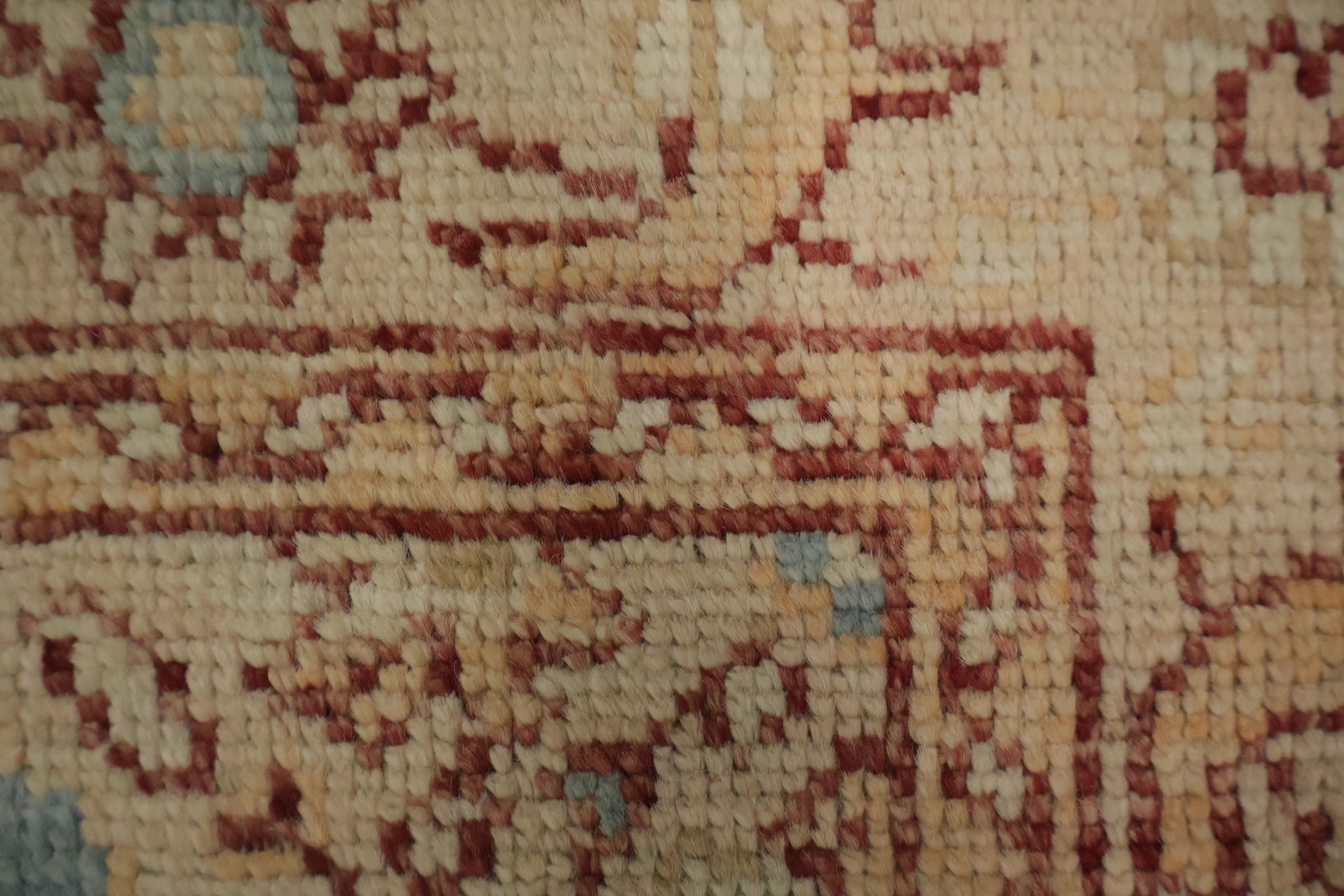 Vegetable Dye Oushak Turkish Foyer Rug 3x4