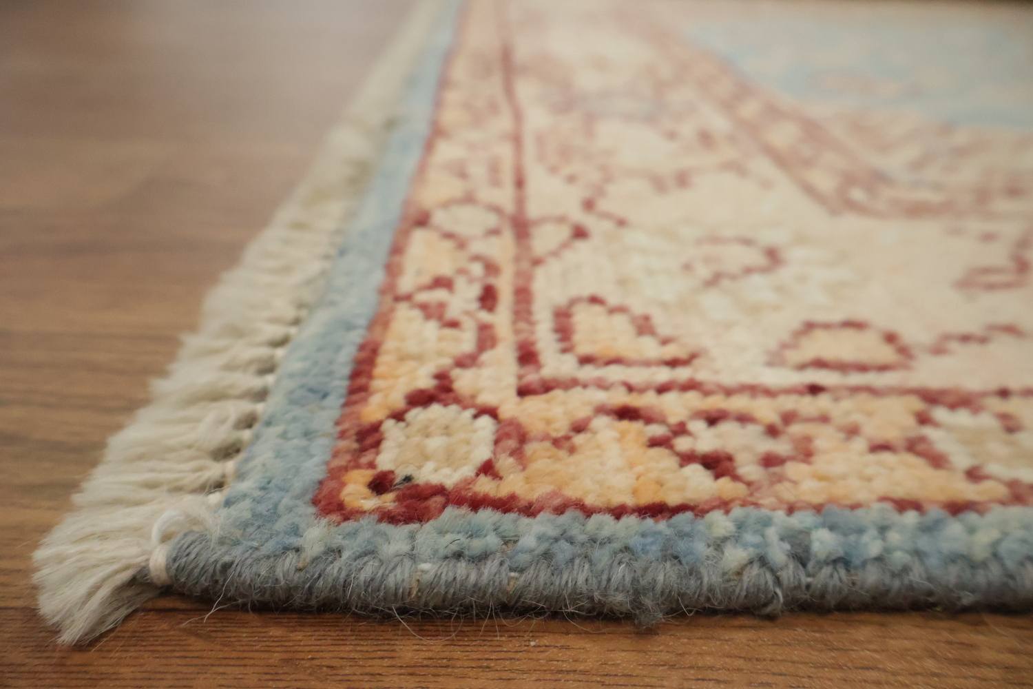 Vegetable Dye Oushak Turkish Foyer Rug 3x4
