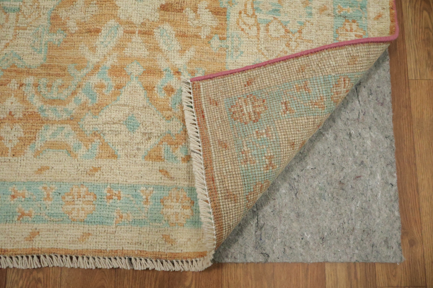 Vegetable Dye Oushak Turkish Accent Rug 3x4