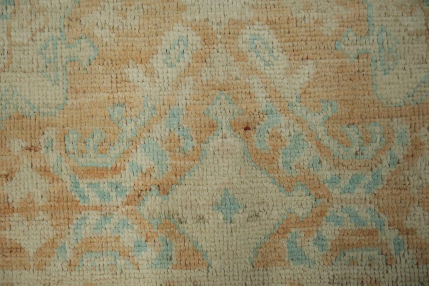 Vegetable Dye Oushak Turkish Accent Rug 3x4