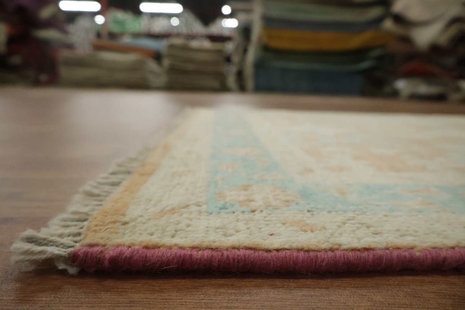 Vegetable Dye Oushak Turkish Accent Rug 3x4
