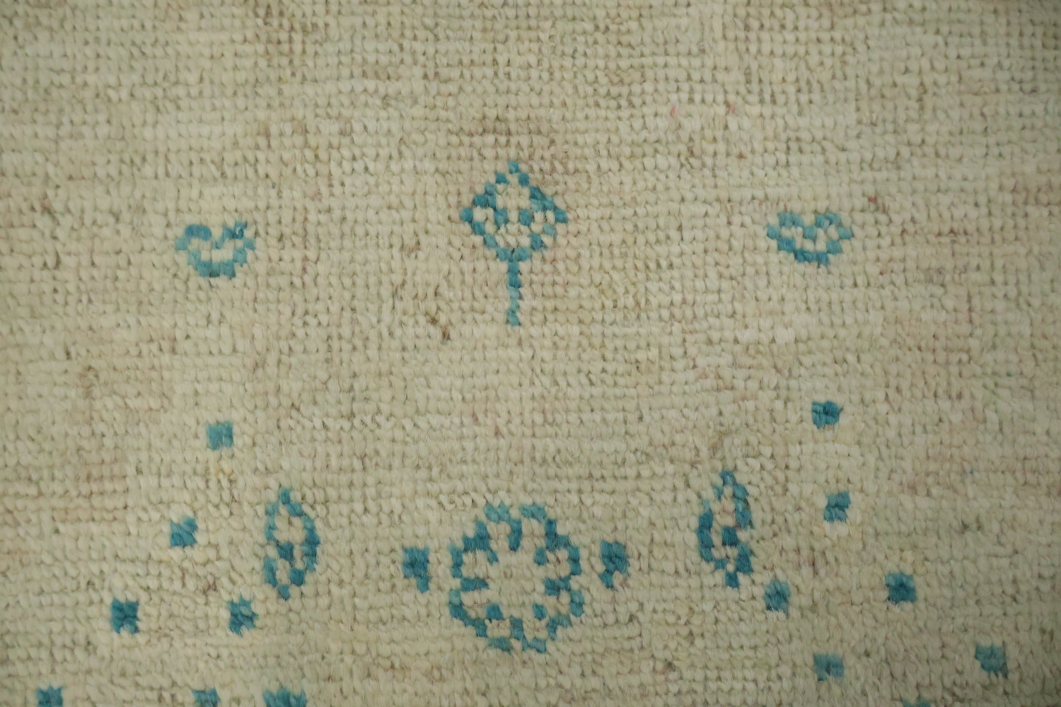 Vegetable Dye Oushak Turkish Foyer Rug 3x4