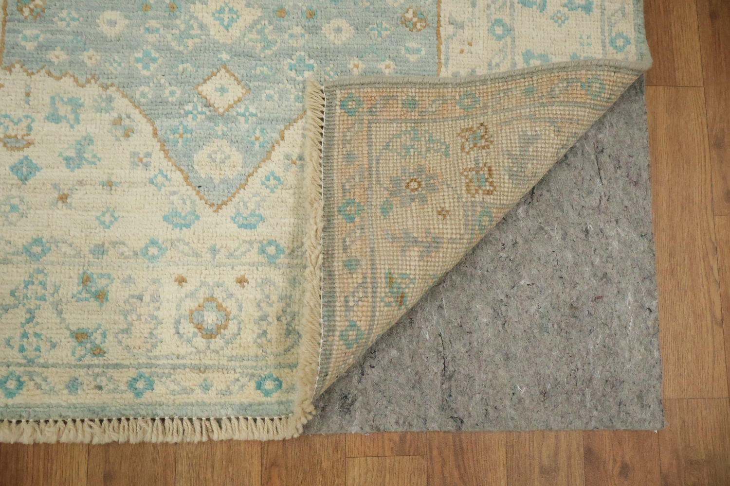 Vegetable Dye Oushak Turkish Foyer Rug 3x4