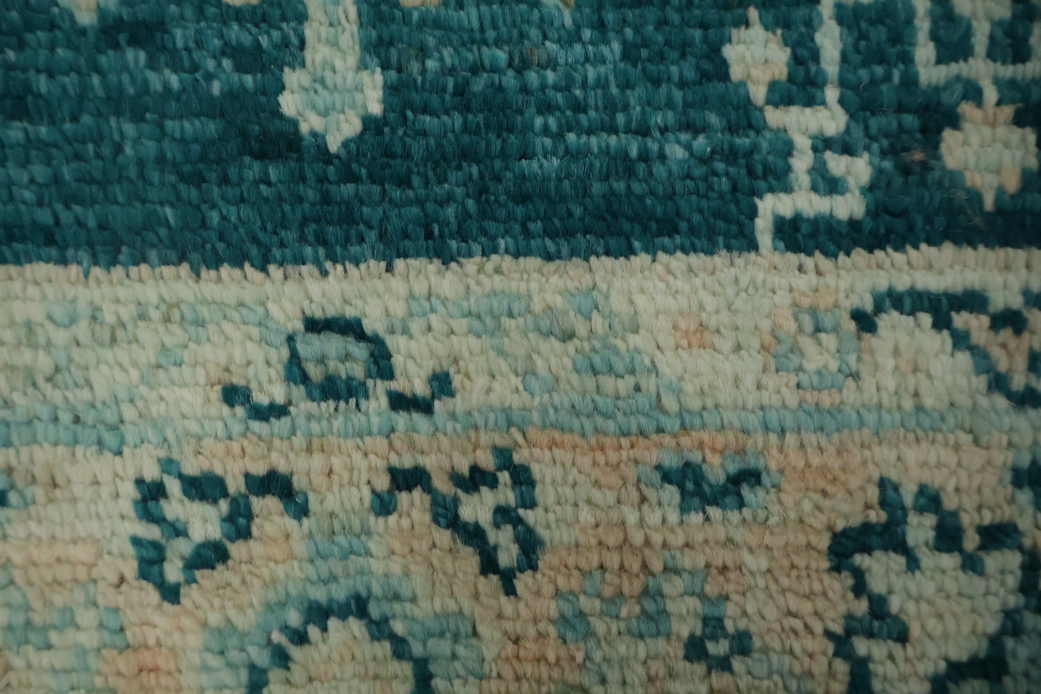 Vegetable Dye Oushak Turkish Accent Rug 3x4