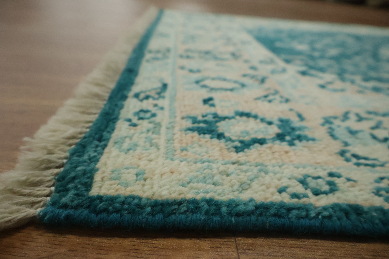 Vegetable Dye Oushak Turkish Accent Rug 3x4