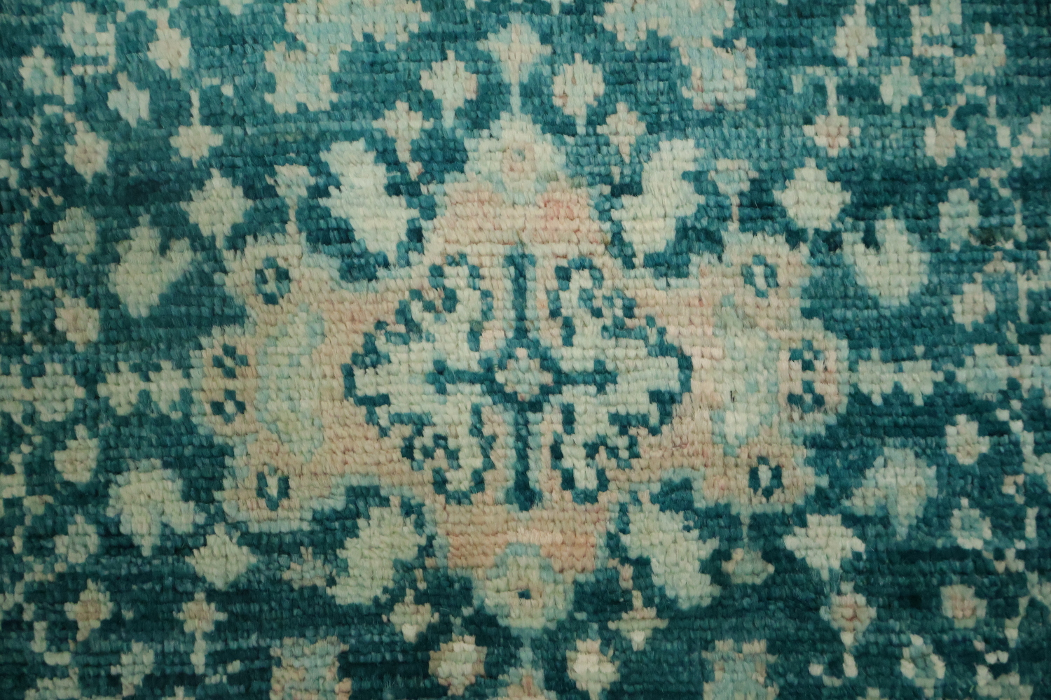 Vegetable Dye Oushak Turkish Accent Rug 3x4
