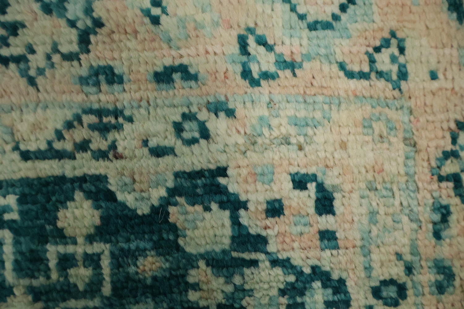Vegetable Dye Oushak Turkish Accent Rug 3x4