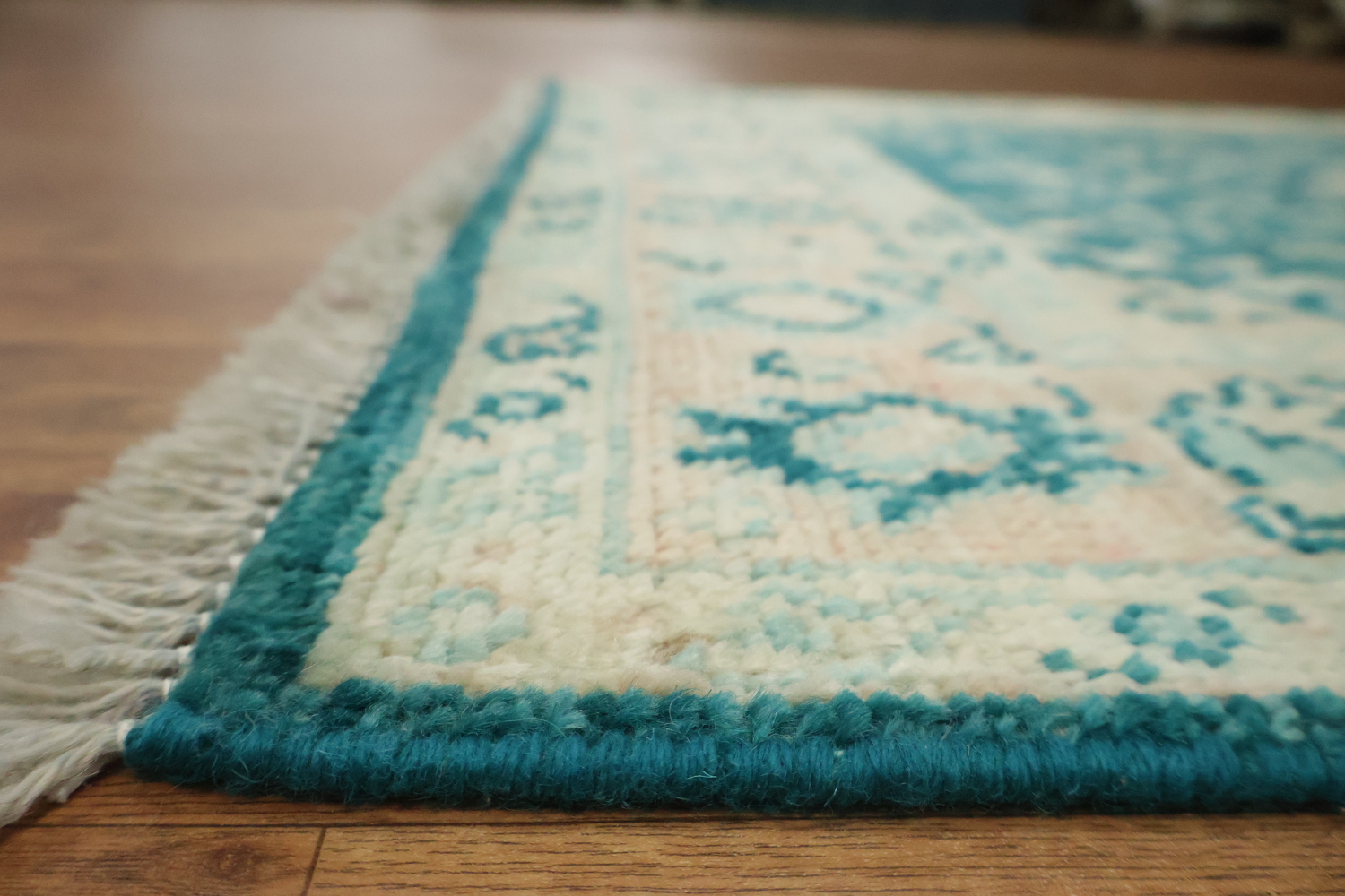 Vegetable Dye Oushak Turkish Accent Rug 3x4