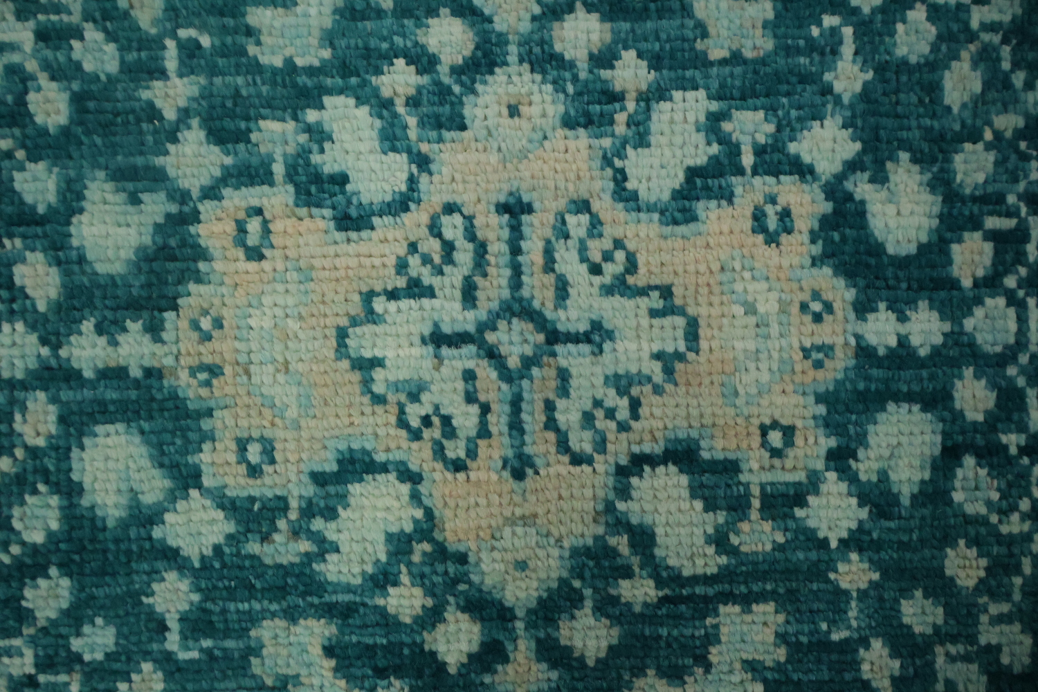 Vegetable Dye Oushak Turkish Foyer Rug 3x4