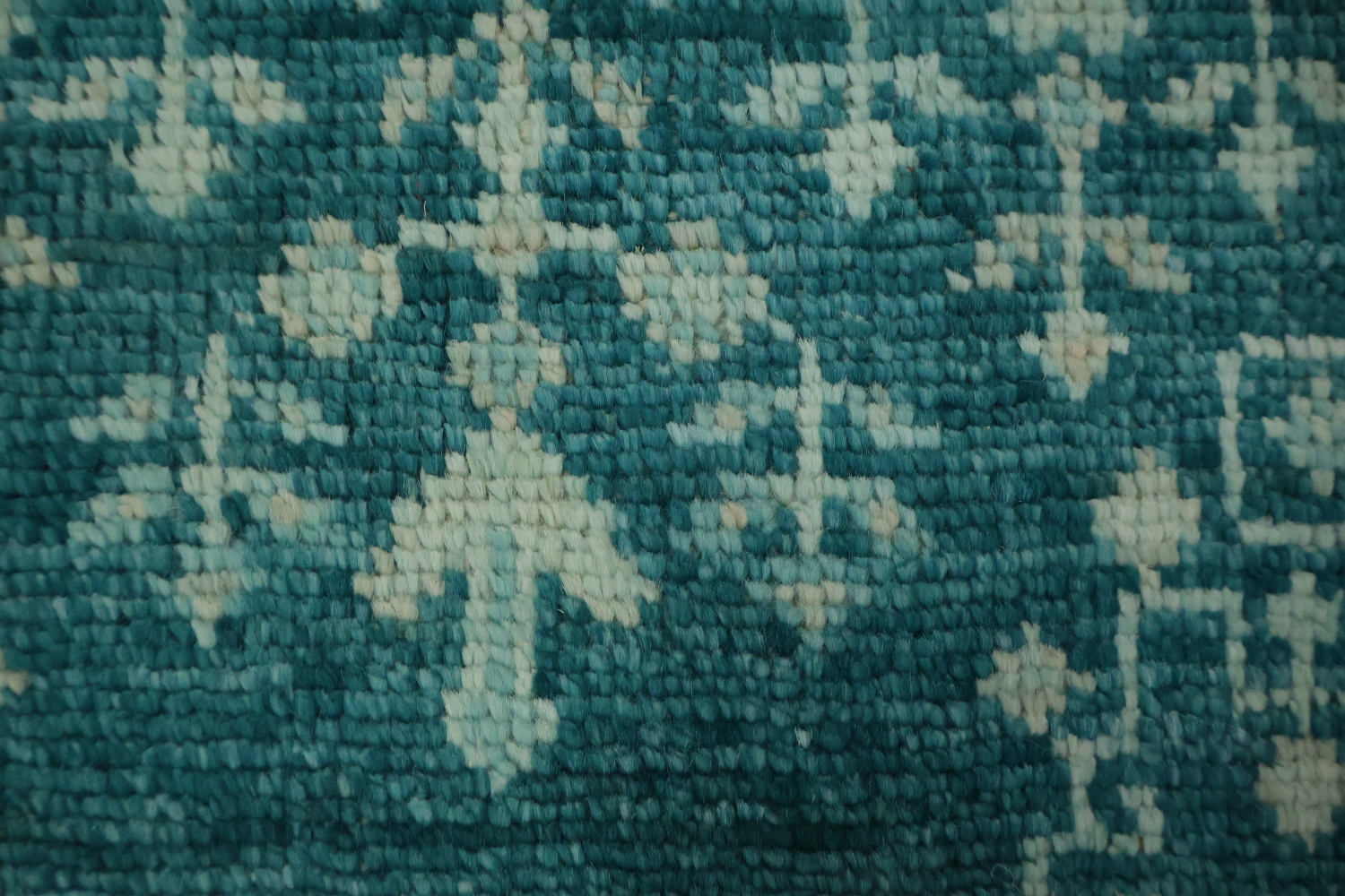 Vegetable Dye Oushak Turkish Foyer Rug 3x4