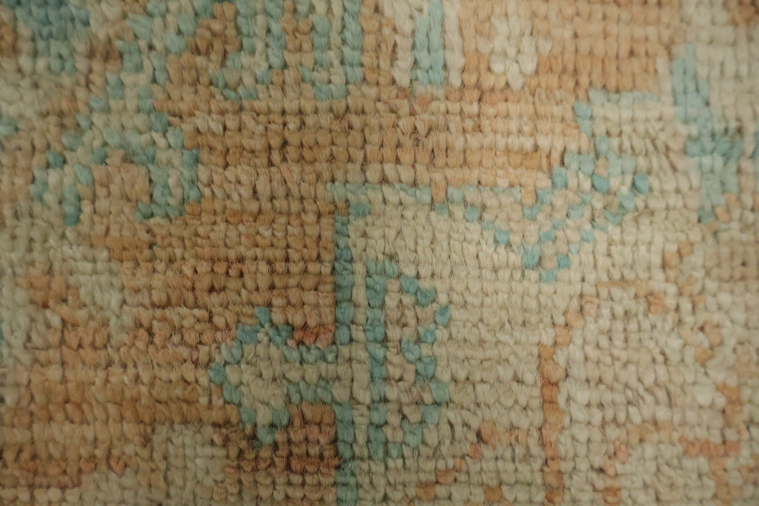 Vegetable Dye Oushak Turkish Accent Rug 3x4
