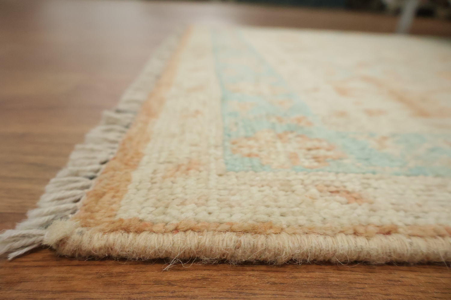 Vegetable Dye Oushak Turkish Accent Rug 3x4