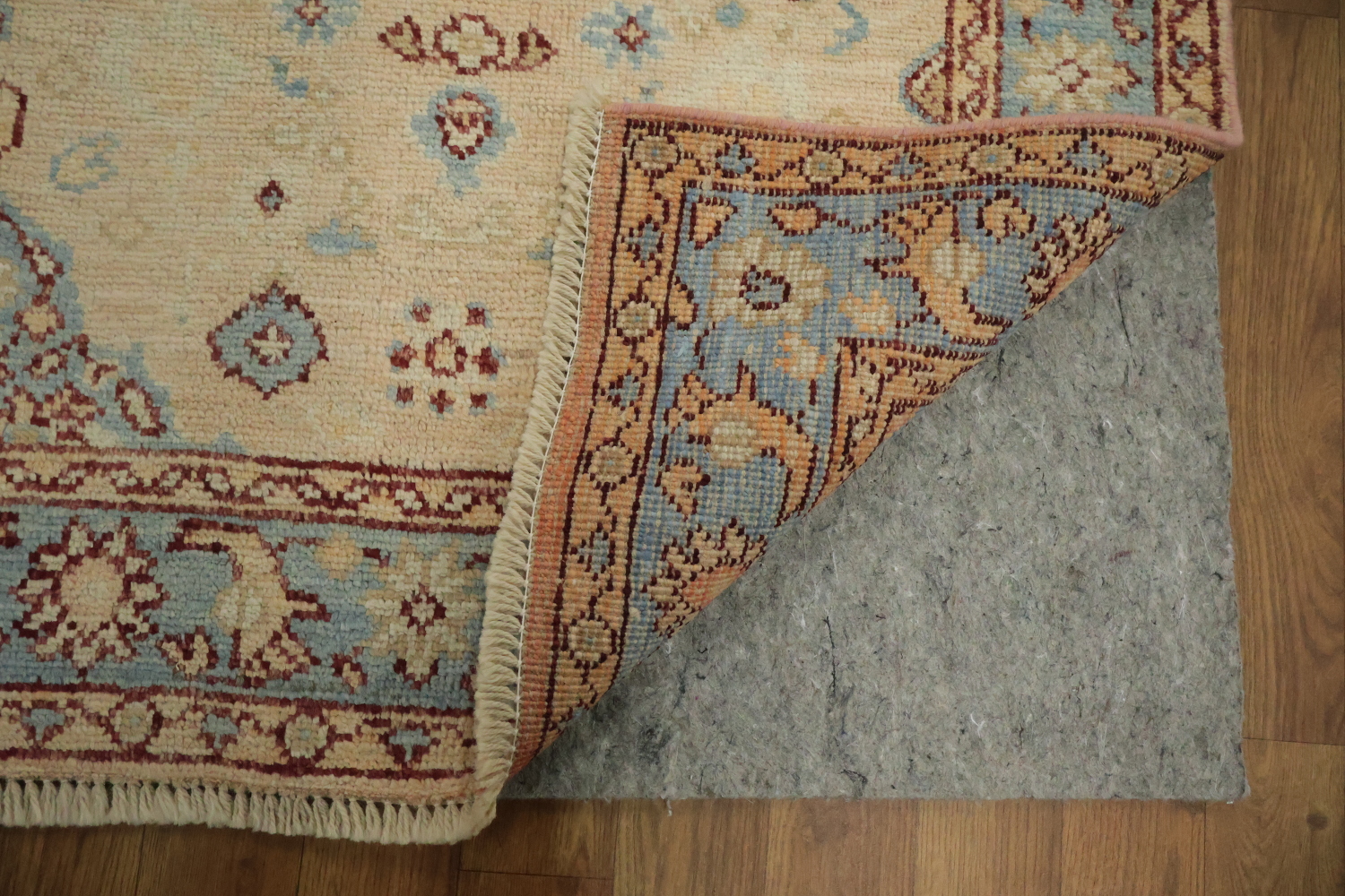 Vegetable Dye Oushak Turkish Accent Rug 3x4