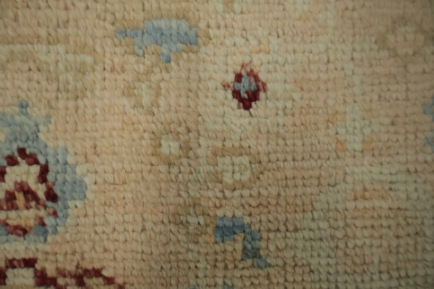 Vegetable Dye Oushak Turkish Accent Rug 3x4