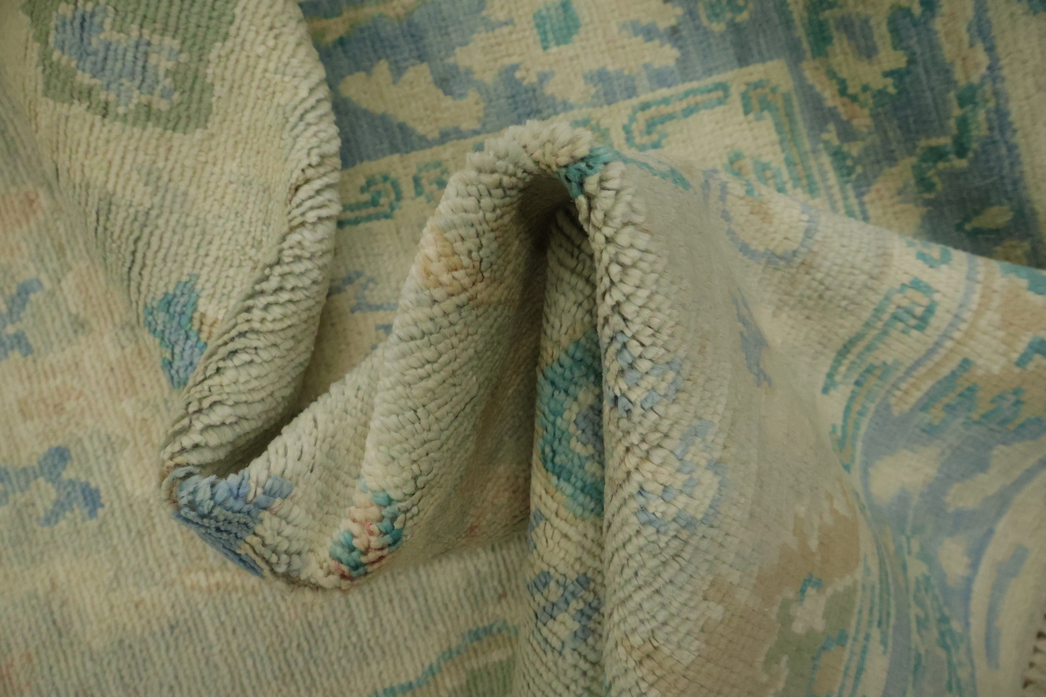 Vegetable Dye Oushak Turkish Accent Rug 3x4