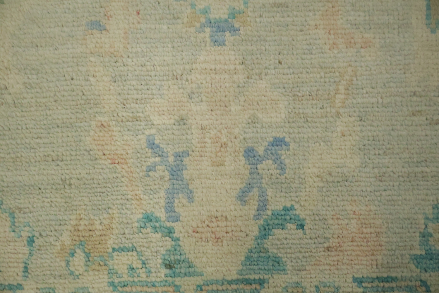 Vegetable Dye Oushak Turkish Accent Rug 3x4