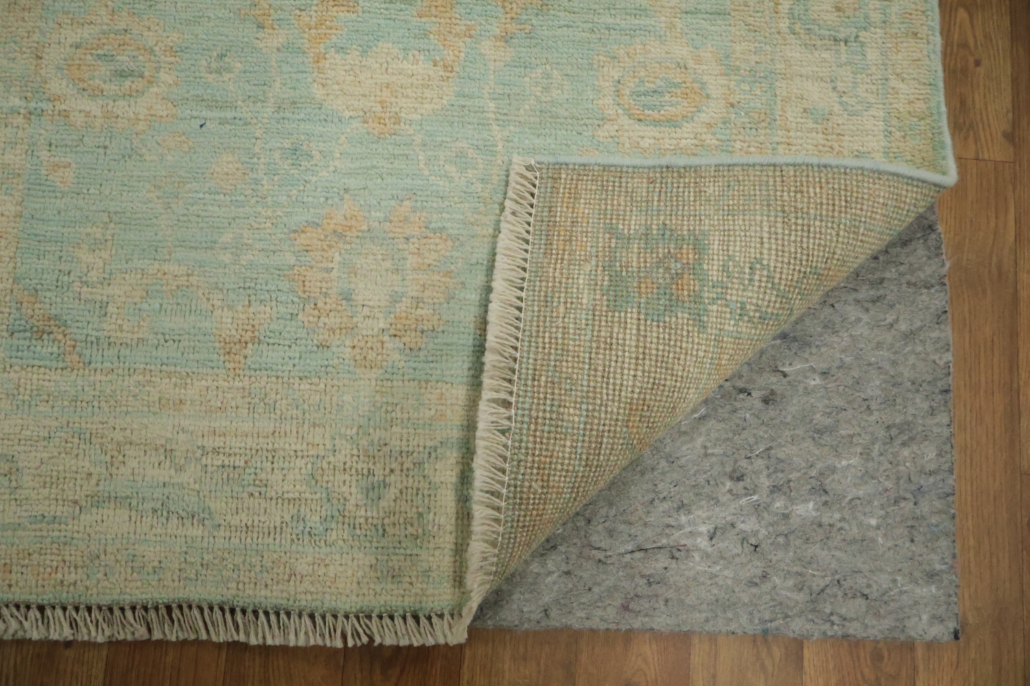 Vegetable Dye Oushak Turkish Rug 3x4