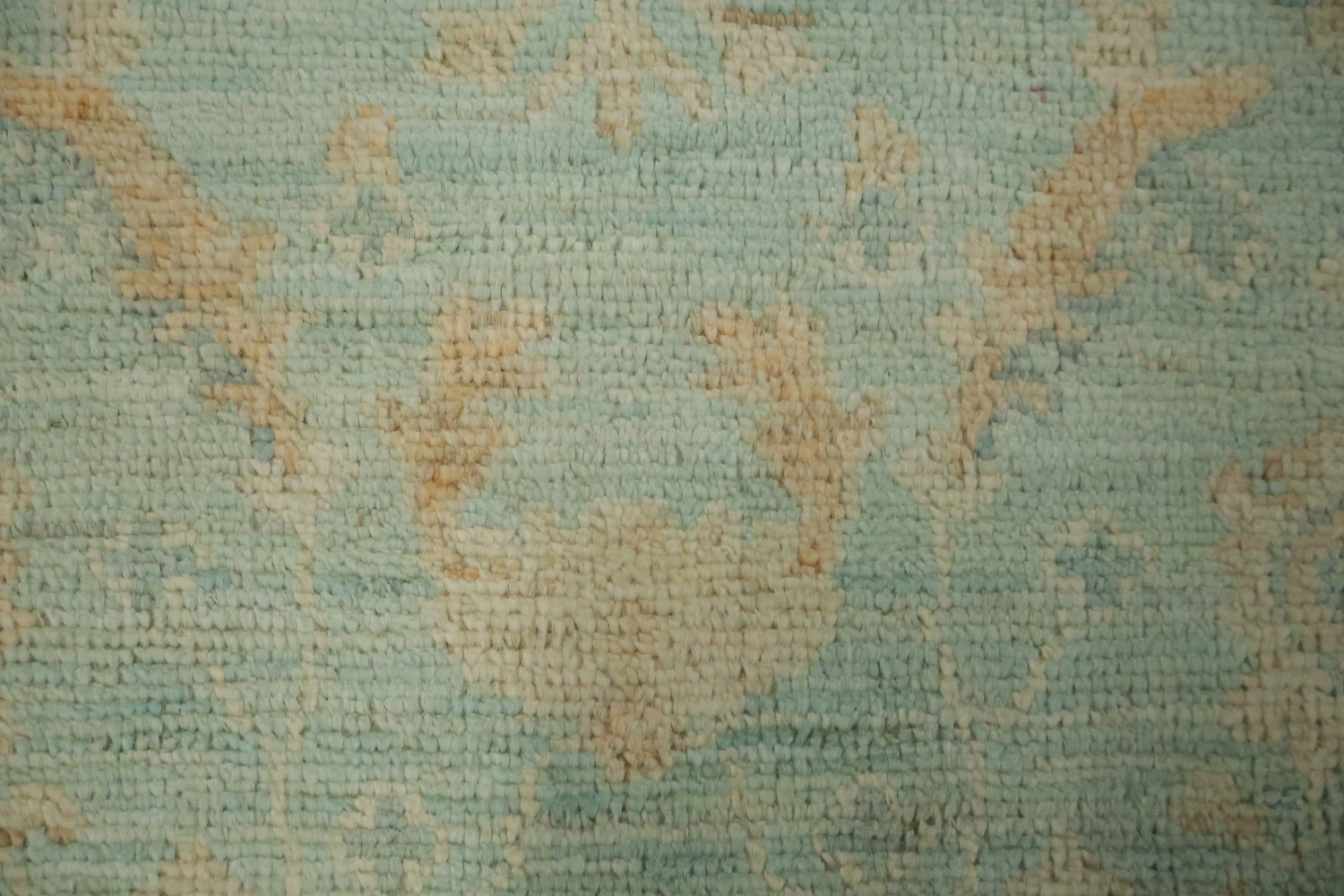 Vegetable Dye Oushak Turkish Rug 3x4