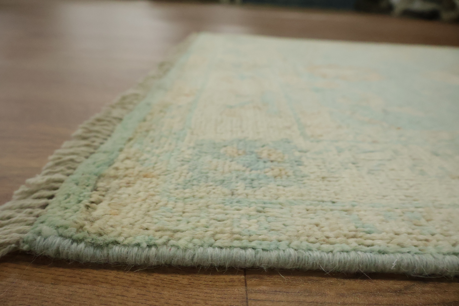 Vegetable Dye Oushak Turkish Rug 3x4