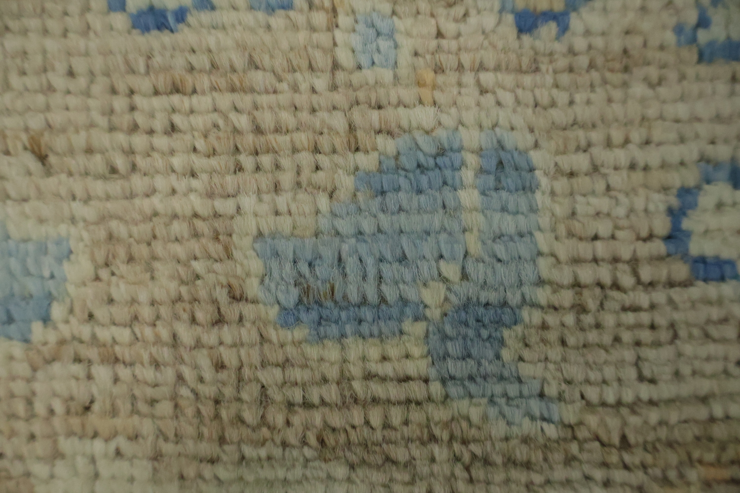 Vegetable Dye Oushak Turkish Rug 3x4