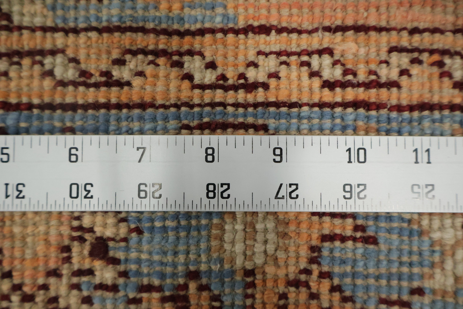 Vegetable Dye Oushak Turkish Foyer Rug 3x4