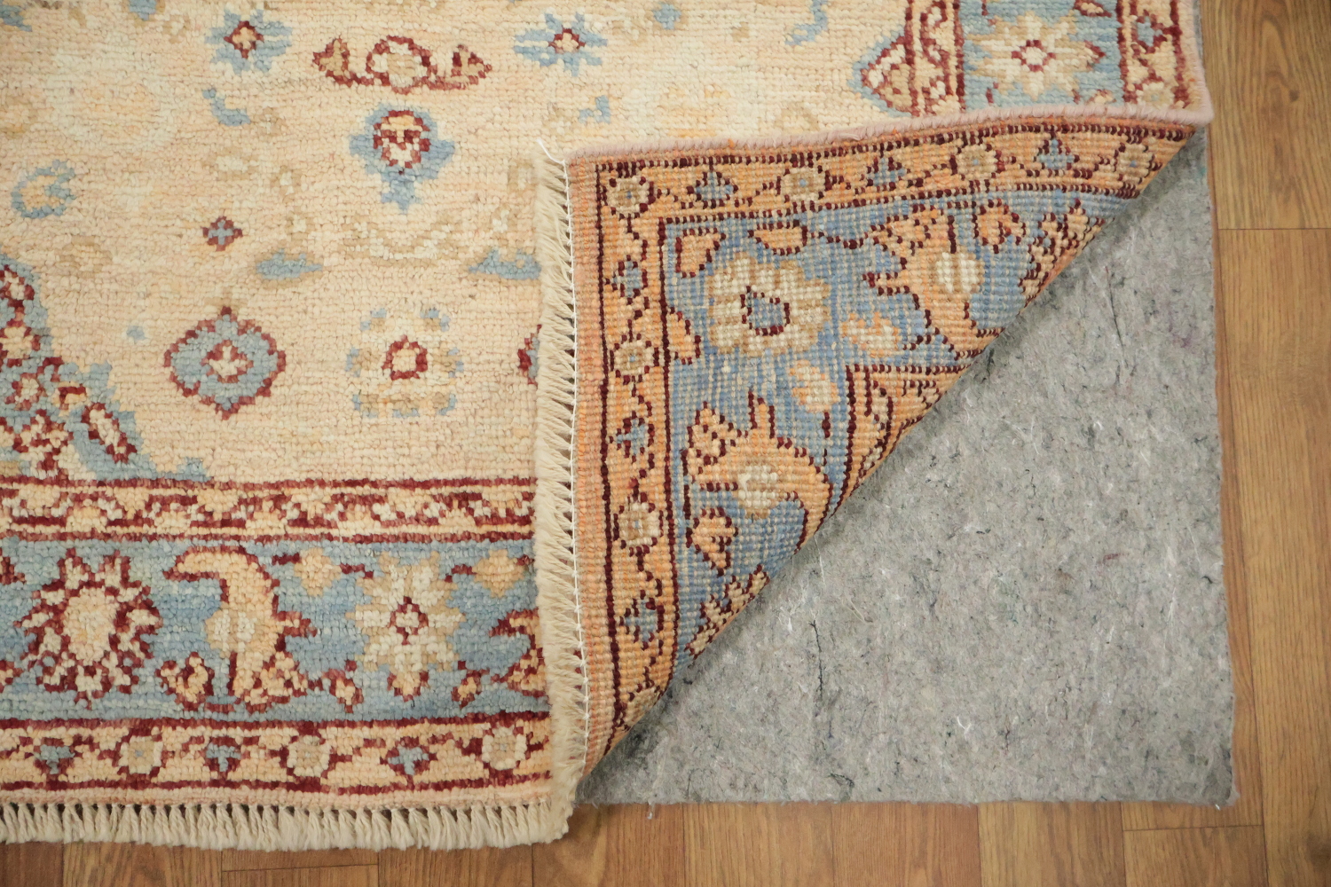 Vegetable Dye Oushak Turkish Foyer Rug 3x4