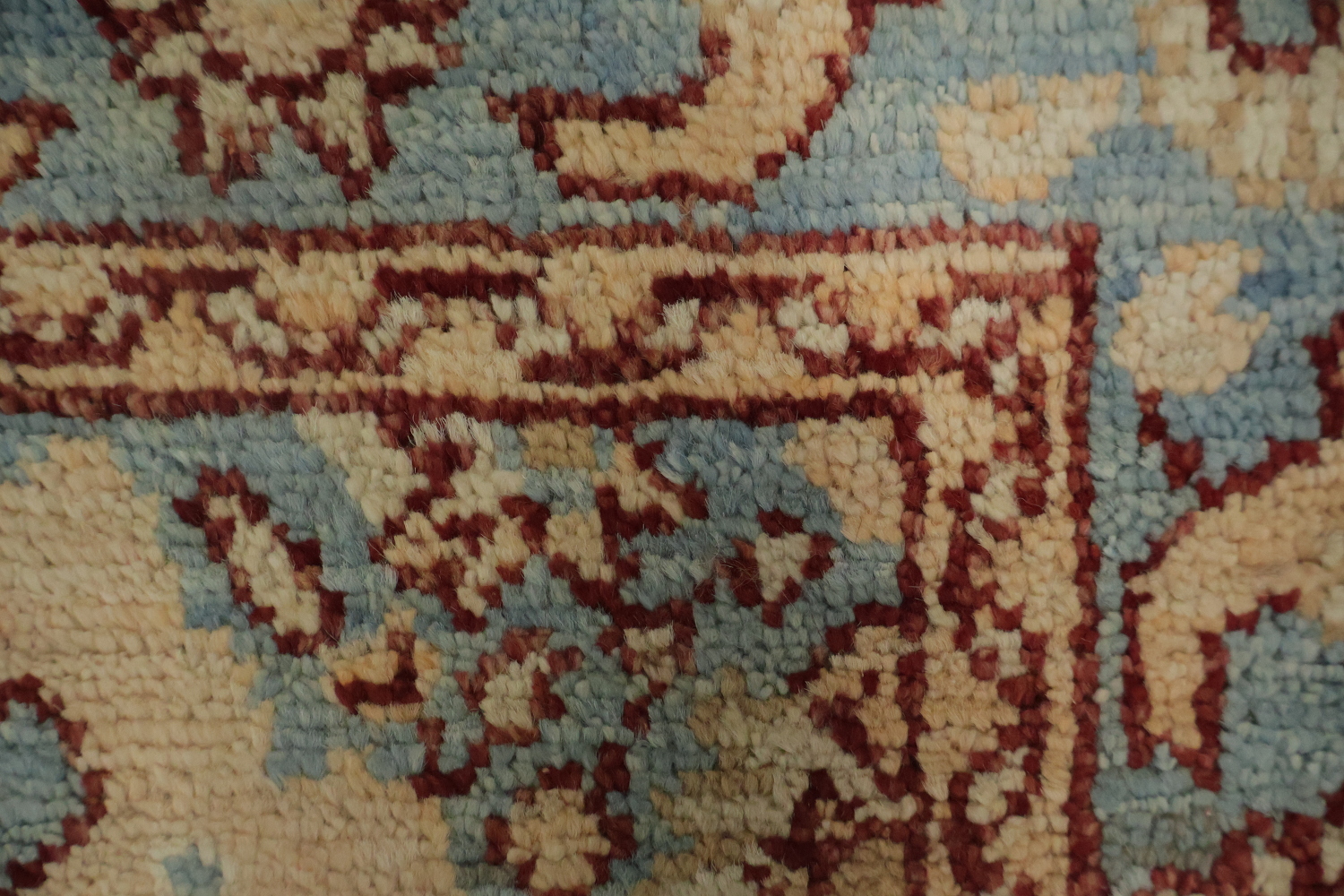 Vegetable Dye Oushak Turkish Foyer Rug 3x4