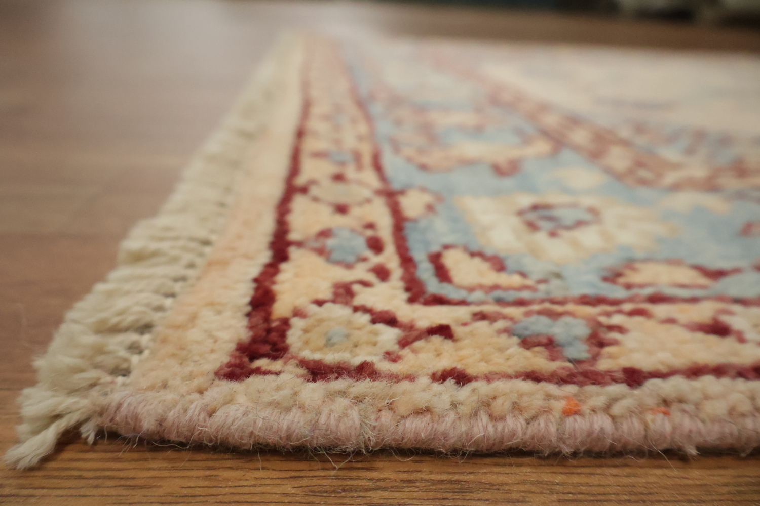 Vegetable Dye Oushak Turkish Foyer Rug 3x4
