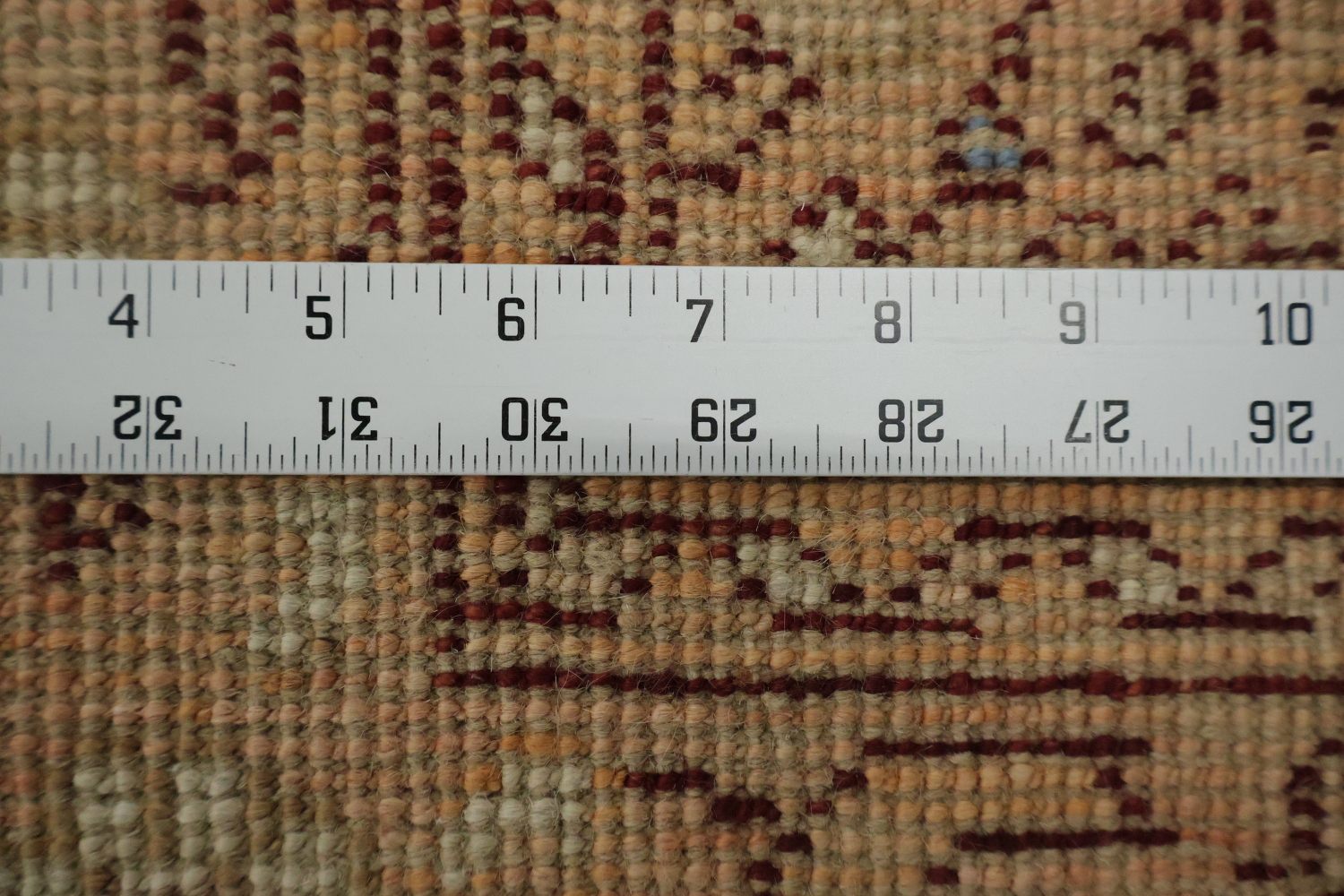 Vegetable Dye Oushak Turkish Accent Rug 3x4