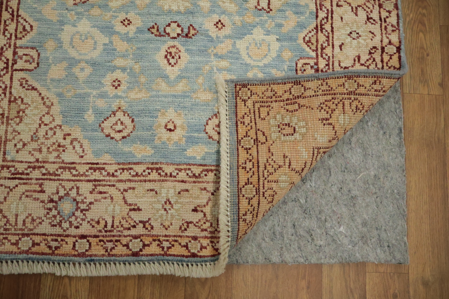 Vegetable Dye Oushak Turkish Accent Rug 3x4