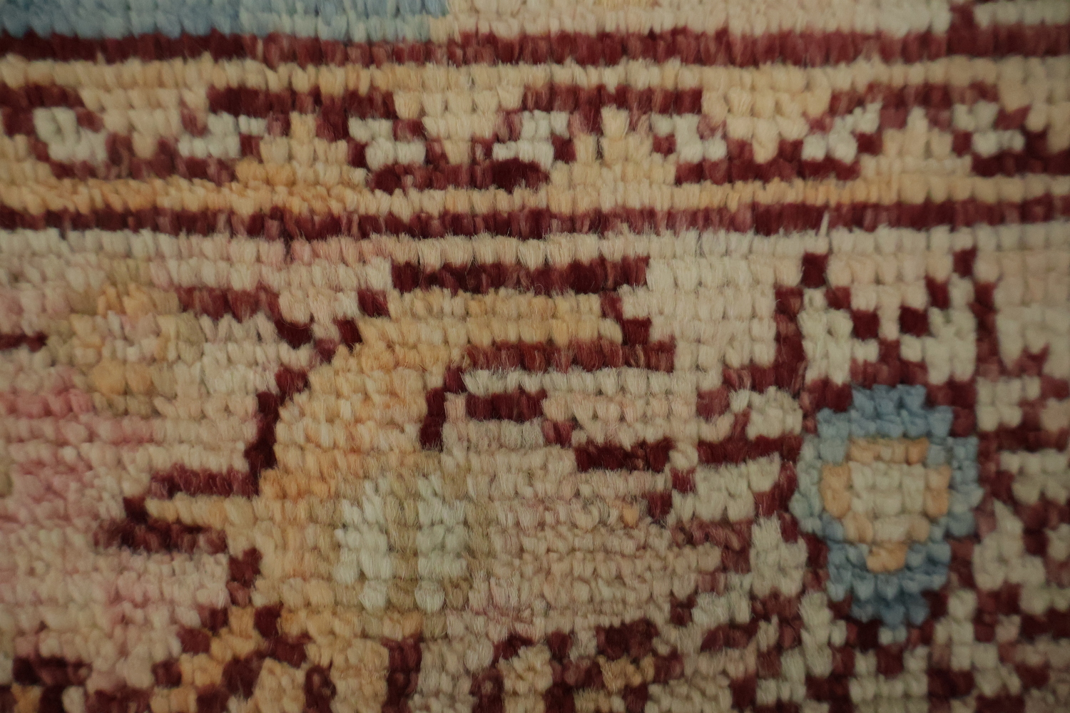 Vegetable Dye Oushak Turkish Accent Rug 3x4