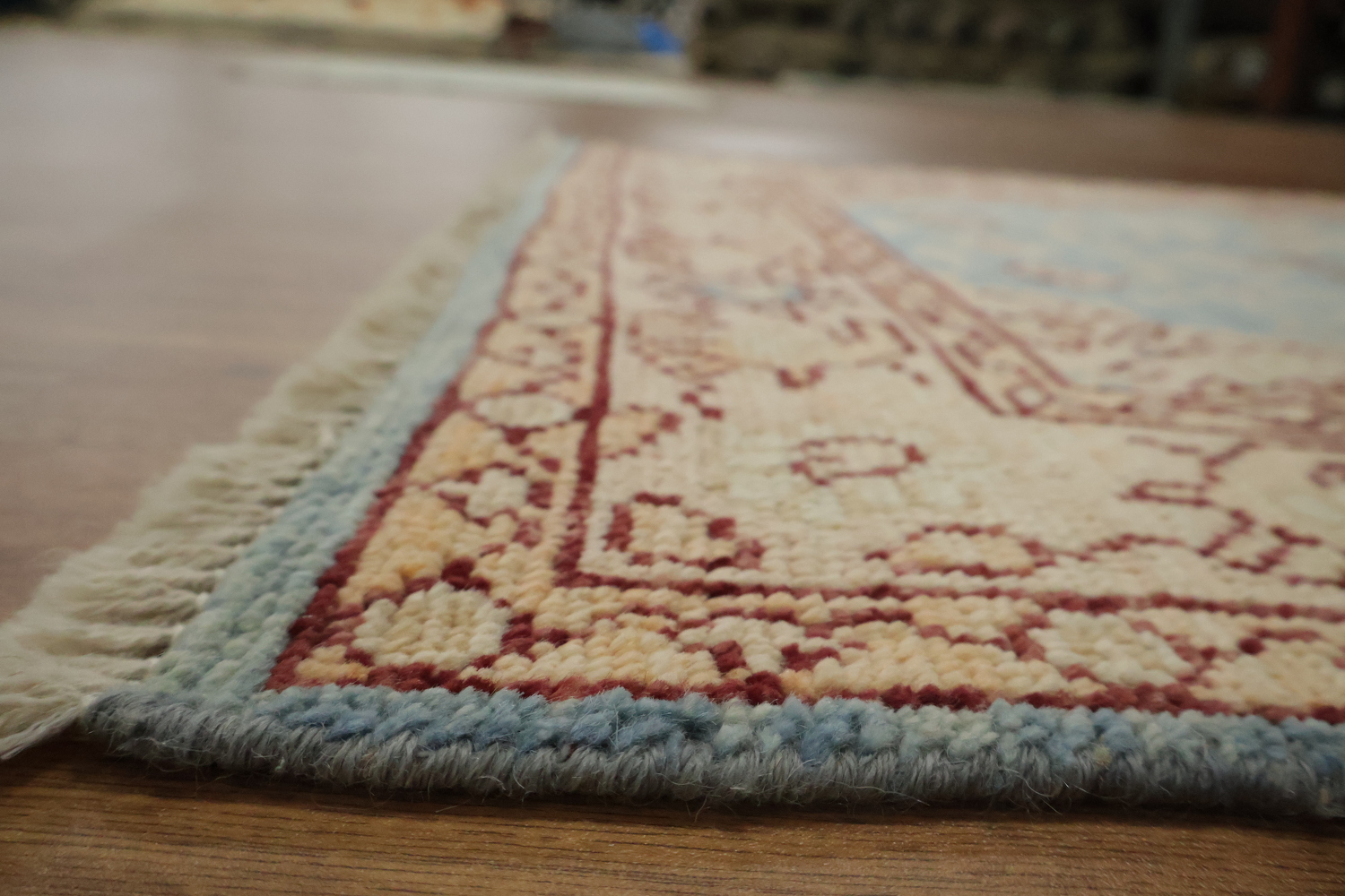 Vegetable Dye Oushak Turkish Accent Rug 3x4