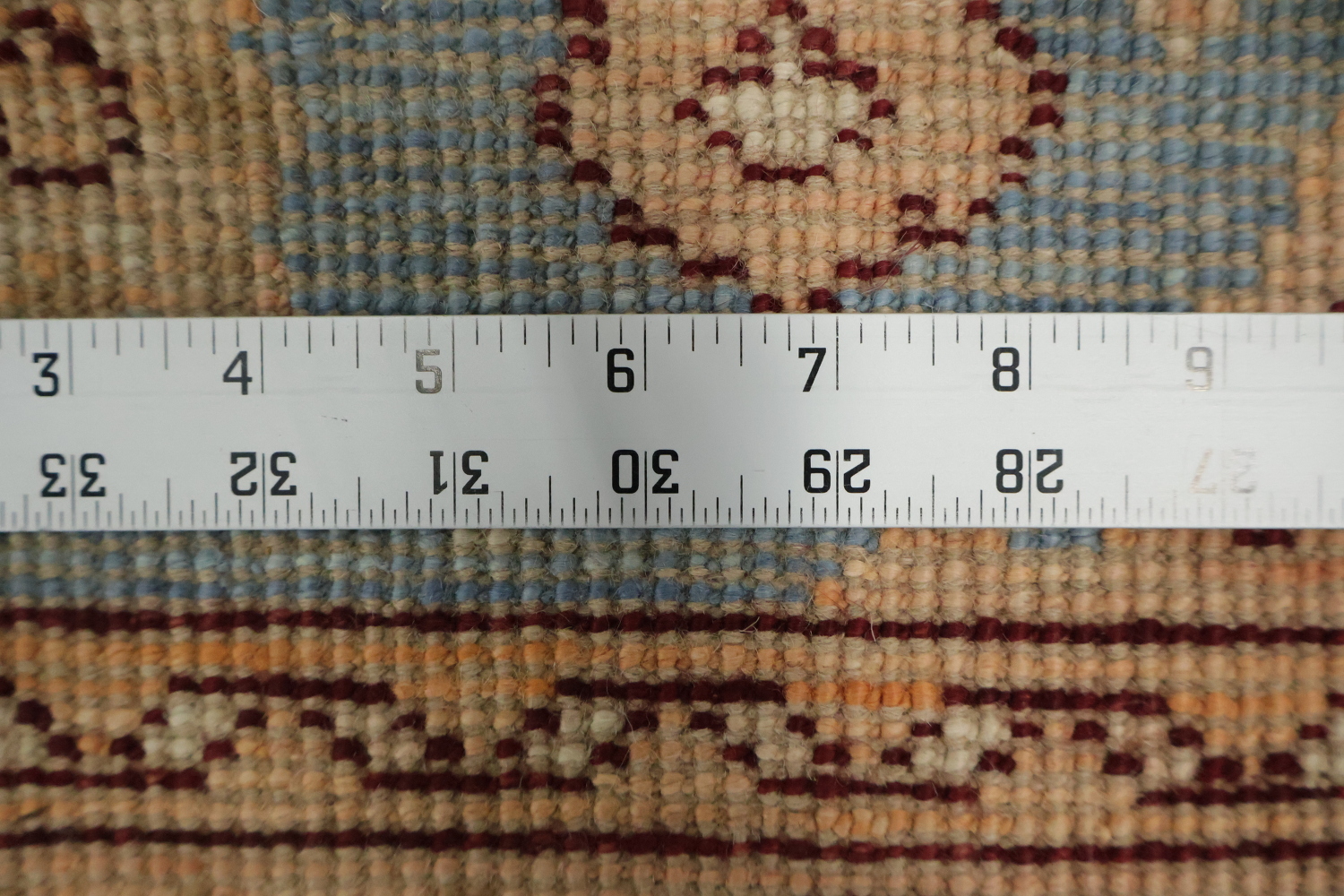 Vegetable Dye Oushak Turkish Accent Rug 3x4