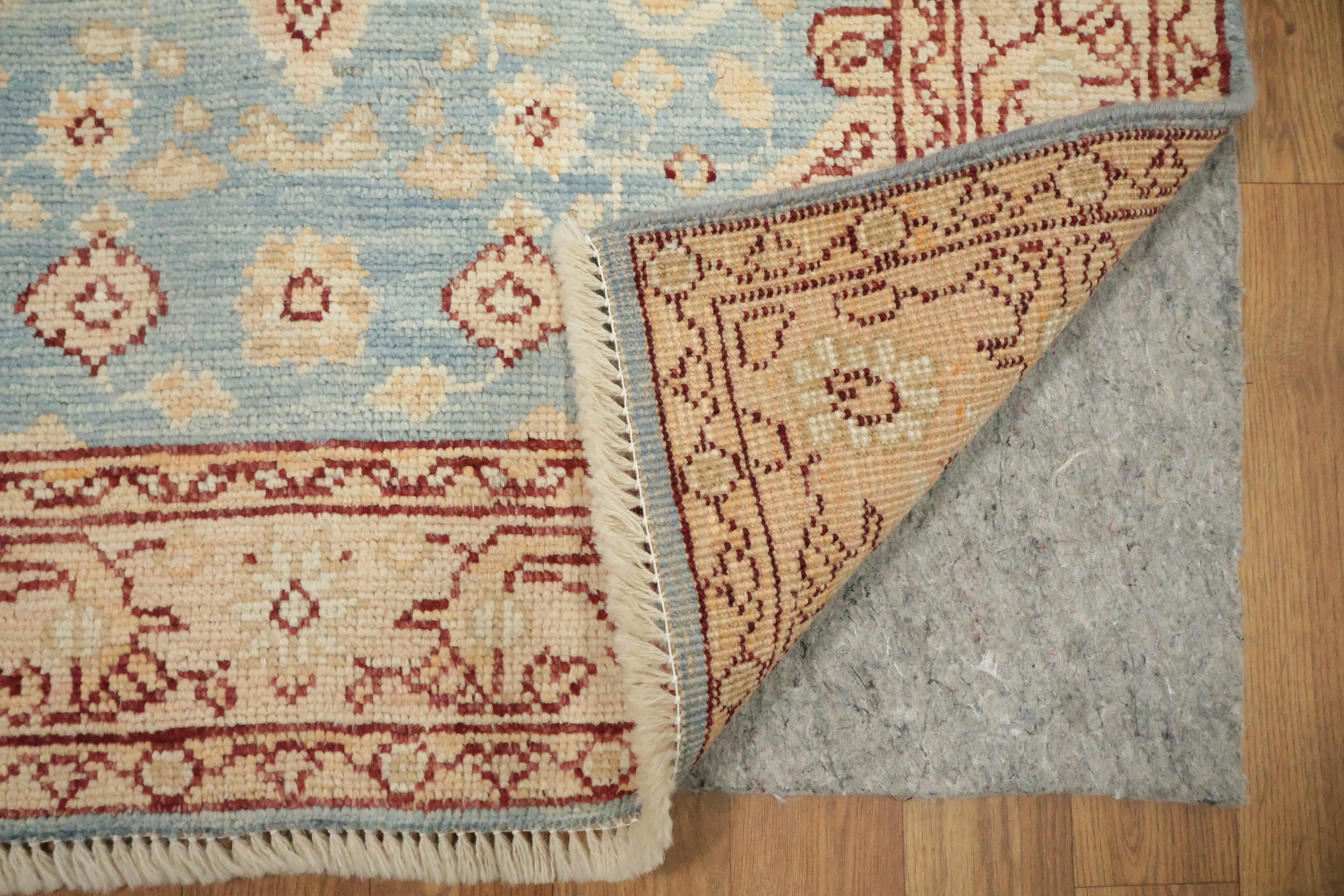 Vegetable Dye Oushak Turkish Accent Rug 3x4