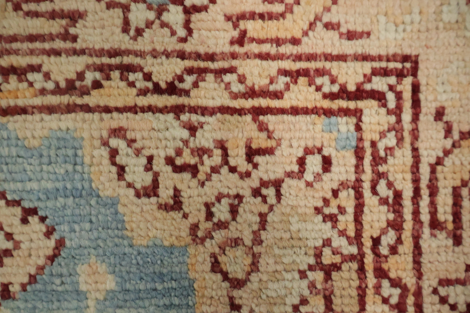 Vegetable Dye Oushak Turkish Accent Rug 3x4