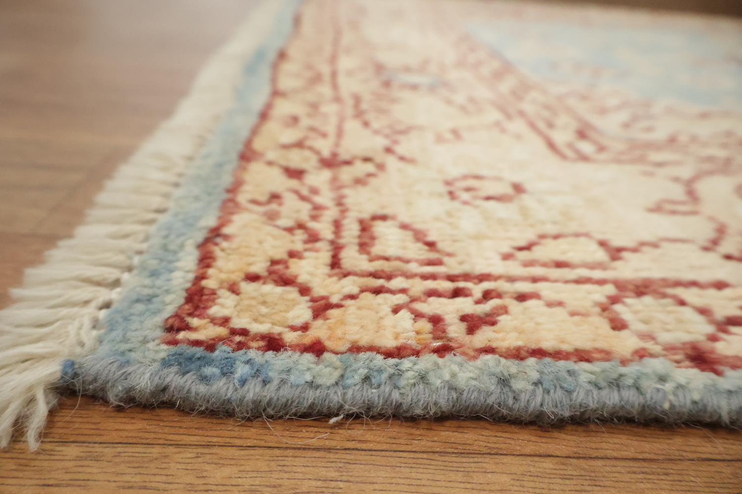 Vegetable Dye Oushak Turkish Accent Rug 3x4