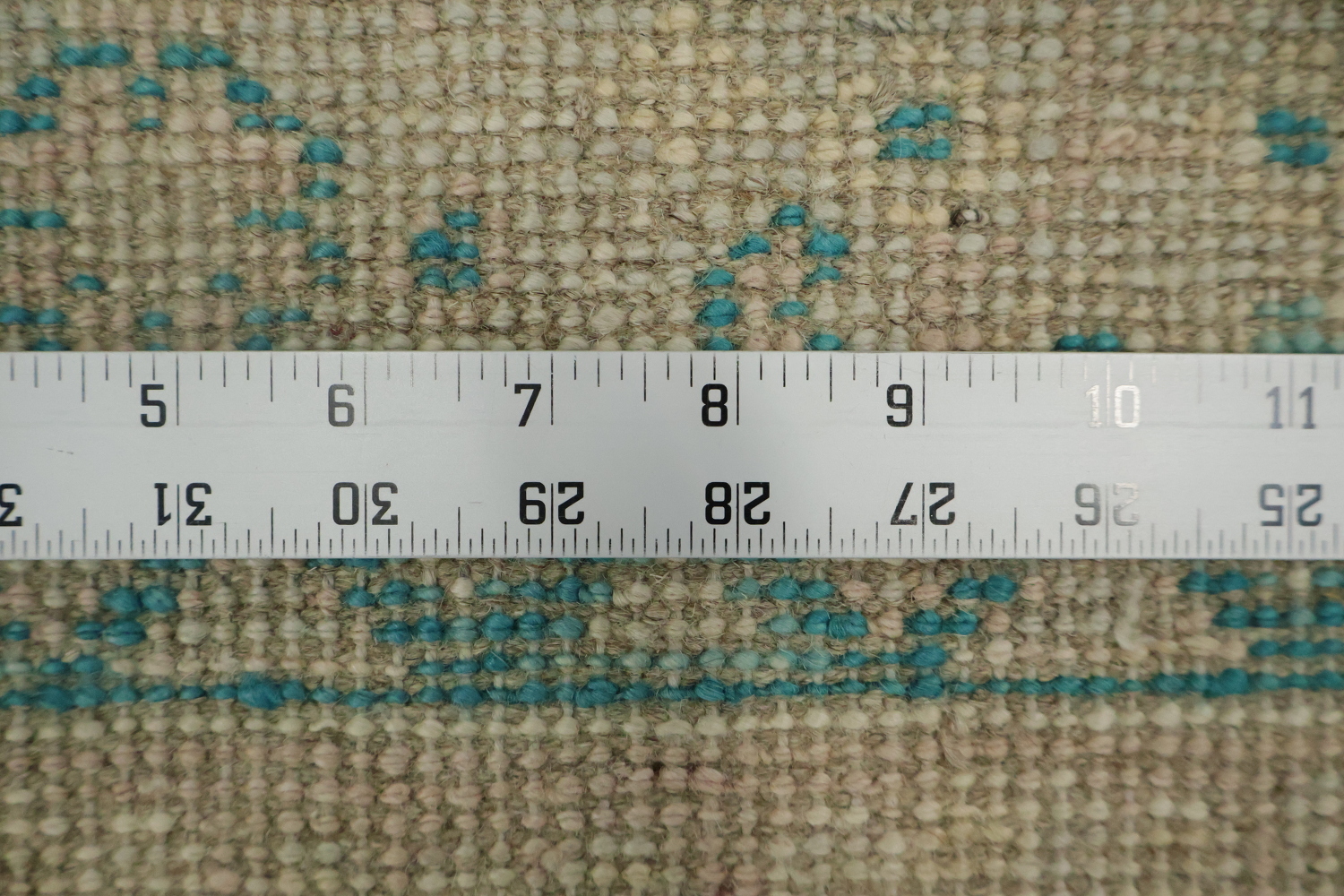 Vegetable Dye Wool Oushak Turkish Rug 3x4