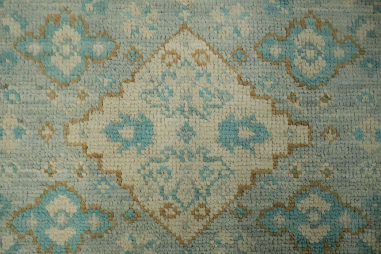 Vegetable Dye Oushak Turkish Accent Rug 3x4