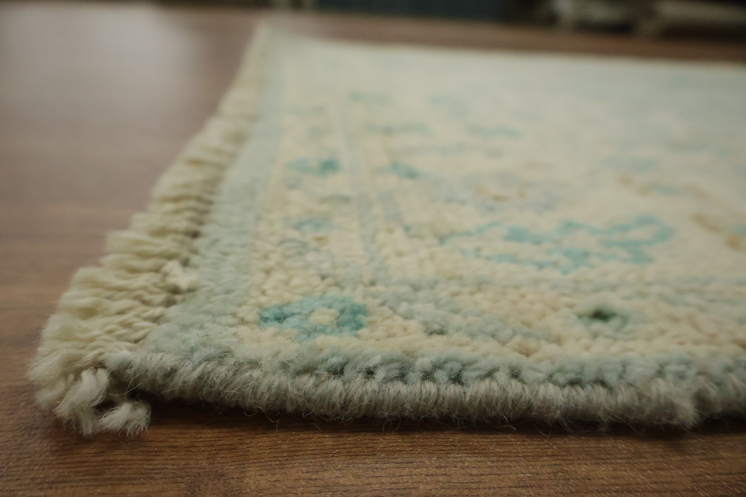 Vegetable Dye Oushak Turkish Accent Rug 3x4
