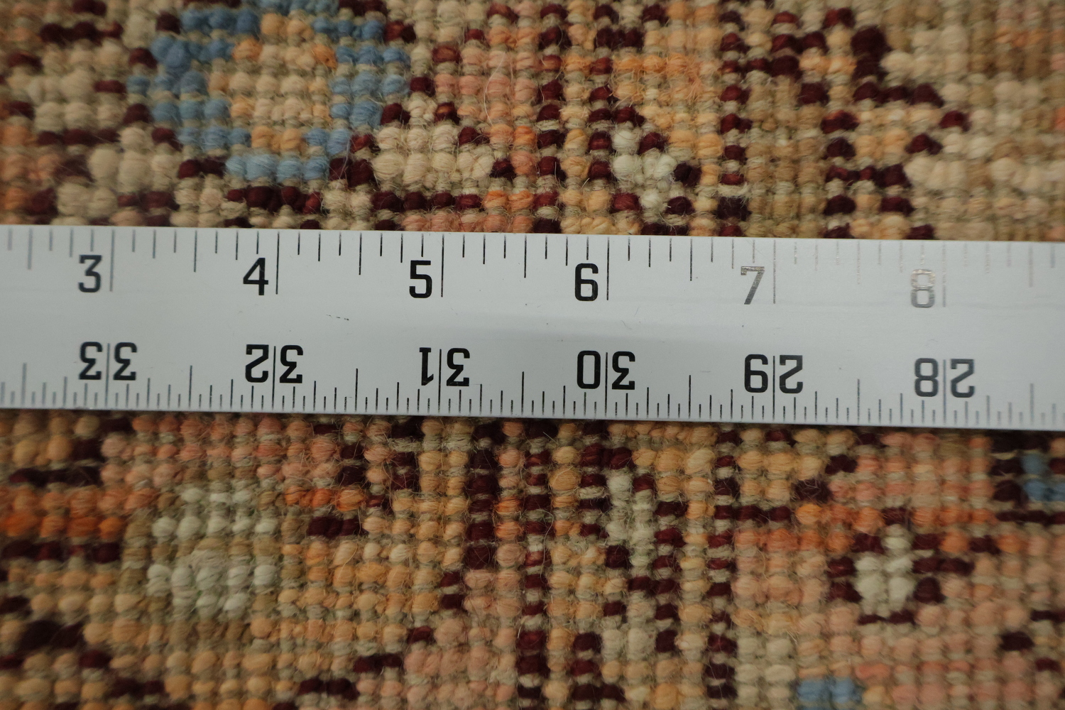 Vegetable Dye Oushak Turkish Rug 3x4