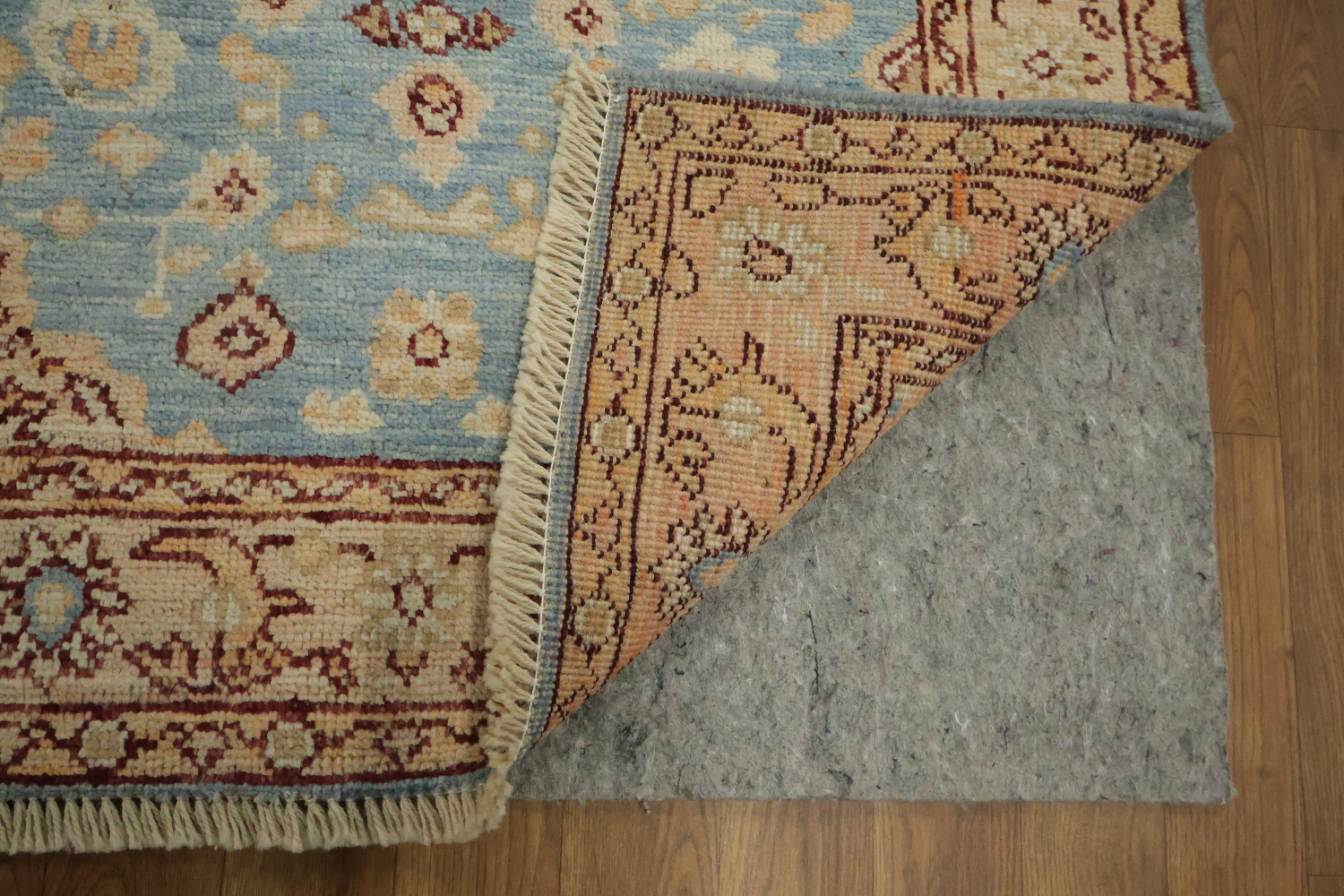 Vegetable Dye Oushak Turkish Rug 3x4
