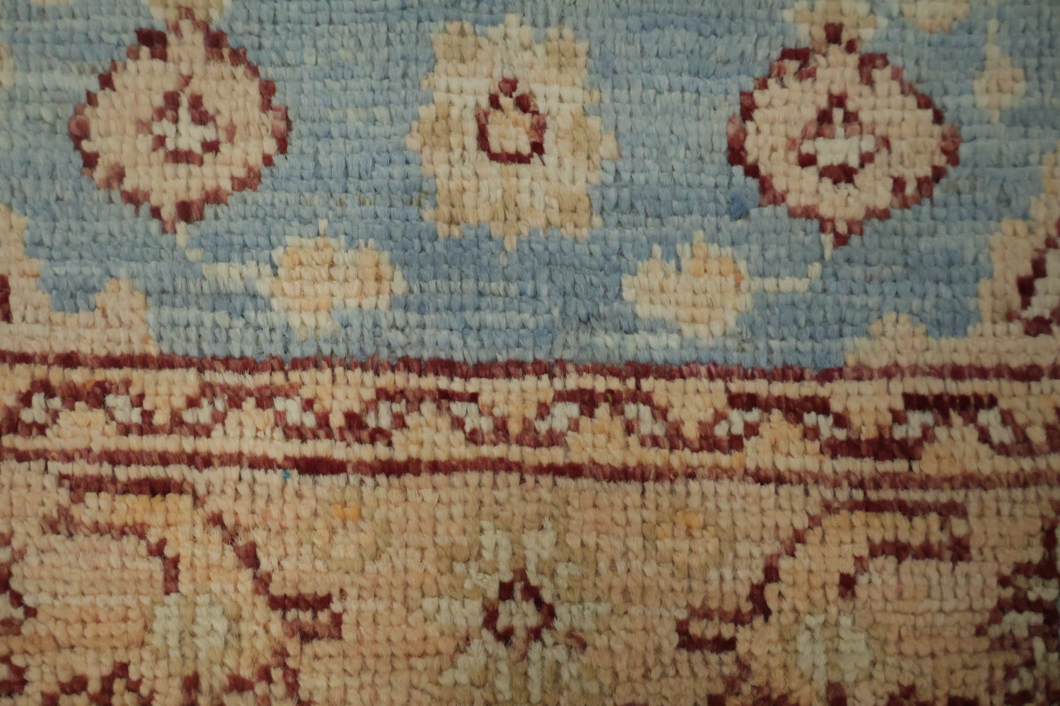 Vegetable Dye Oushak Turkish Rug 3x4