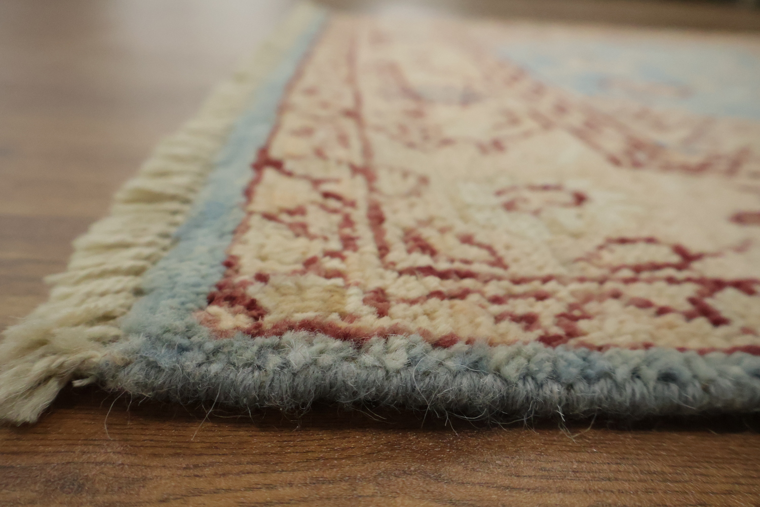 Vegetable Dye Oushak Turkish Rug 3x4