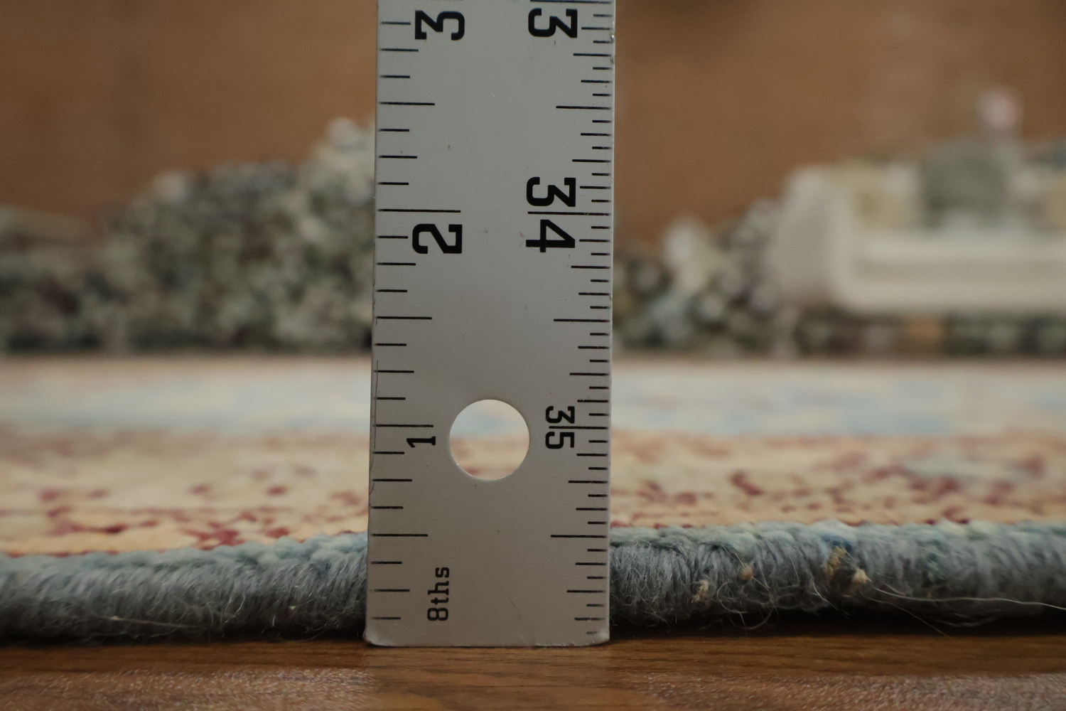 Vegetable Dye Oushak Turkish Rug 3x4